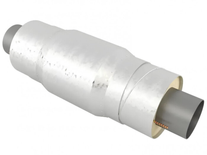 Компенсатор сильфонный 2СКУ 400-25-380 426х8,0/630 2-секц. стальной в изоляции ППУ-ОЦ