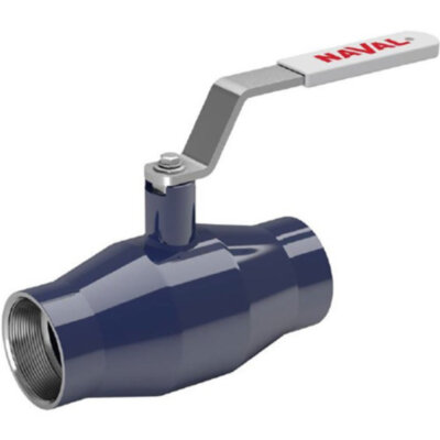 Кран шаровой NAVAL 284156 DN 25 PN 40 стальной стандартнопроходный резьбовой (Вн)
