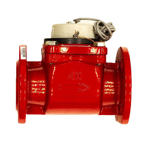 Счетчик для горячей воды Тепловодомер ВСТН-40 турбинный фланцевый с импульсным выходом