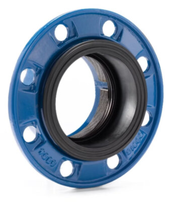 Фланец AVK COMBI 05/60 DN 125/125 PN 10/16 обжимной фиксирующего типа для ПЭ и ПВХ труб