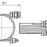 Импульсная трубка Valtec VT.AEQF.01 PN 25 с адаптером 1/4" для автоматических регуляторов перепада давления VT.040, VT.041 2