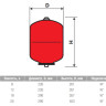Расширительный бак Flamco Flexcon R 8 л. 4
