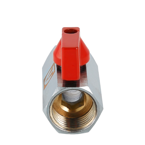 Кран шаровой VALTEC MINI 1/2" Ду15 Ру10 с внутренней резьбой VT.330.N.04