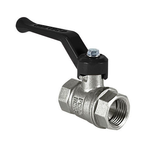 Кран шаровый VALFEX DELTA PRO VF.214 ВР 1" Ду 25 Ру 40 никелированный латунный