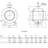Кран шаровой Vexve 304600 DN 600 PN 25 стальной полнопроходный под приварку для газа, с редуктором 2