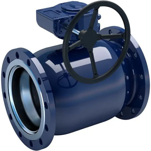Кран шаровой NAVAL 285575 DN 350 PN 16 стальной стандартнопроходный фланцевый с редуктором 1