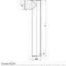Крестовина канализационная бесшумная PP-MD Ostendorf Skolan Safe SKDDA DN 110х110/50х87° двухуровневая 2