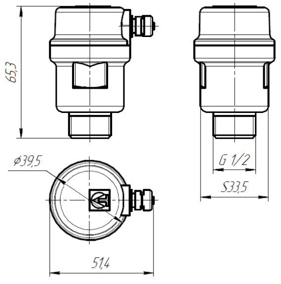 Воздухоотводчик автоматический VALTEC 1/2" VT.502.ON.04 латунный с никелевым покрытием