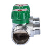 Коллектор распределительный STOUT SMB 6850 2 отвода ВР-НР 1"х1/2" DN 25 PN 16 с регулирующими клапанами 3