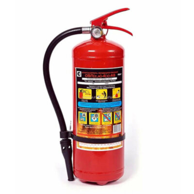 Огнетушитель воздушно-пенный Пожнанотех ОВП-4(з)-АВ заряженный летний, ЗПУ-латунь