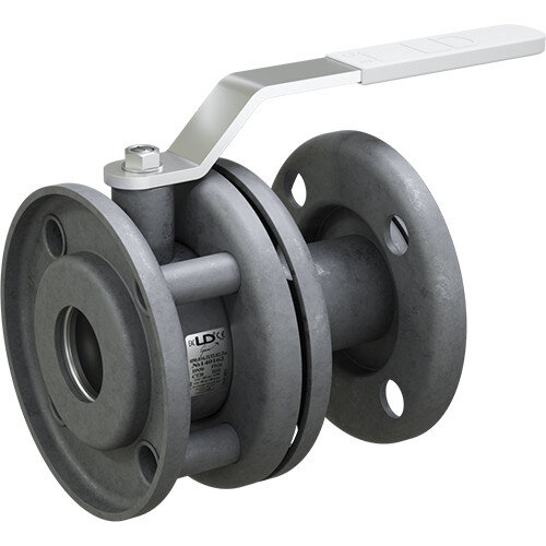 Кран шаровой LD Стриж 065.016.П/П.01.Zn Ду 65 Ру 16 нержавеющий полнопроходный под задвижку