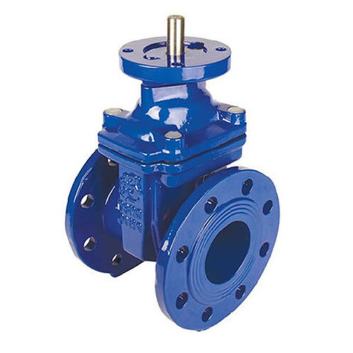 Задвижка FAF 6010D DN 200 PN 10 фланцевая с обрезиненным клином с маховиком 1