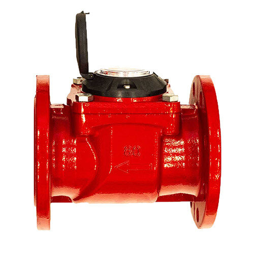 Счетчик для горячей воды Тепловодомер ВСГН-80 турбинный фланцевый