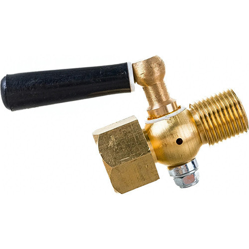 Кран трехходовый ЭКОМЕРА G1/2''F- G1/2''M 1