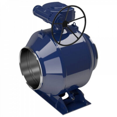 Кран шаровой Vexve 154/GS600 DN 600 PN 25 стальной полнопроходный под приварку для жидкости, ручка-рычаг