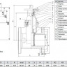 Задвижка Tecofi VOC4241CM-00 DN 250 PN 10/16 фланцевая клиновая чугунная под электропривод с обрезиненным клином 2