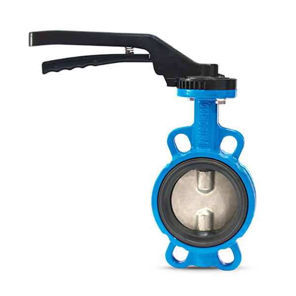 Затвор FAF 3550 DN 150 PN 16 дисковый межфланцевый с рукояткой 1