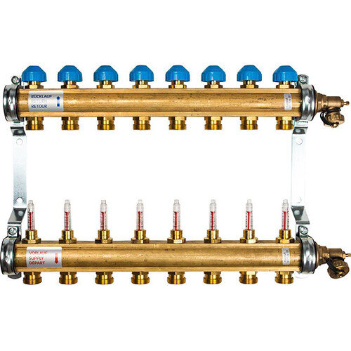 Коллекторная группа Watts HKV/T-8 с расходомерами