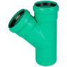 Тройник канализационный PP-MD Ostendorf KG2000EA DN 250/160х45° усиленный 1