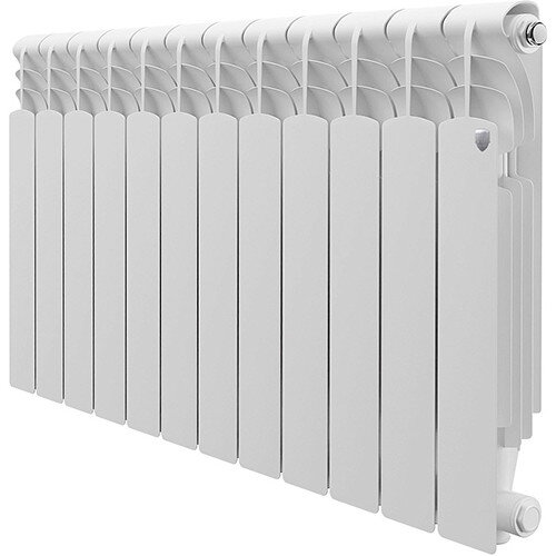Алюминиевый радиатор Royal Thermo Revolution 500 2.0 - 12 секц. Bianco Traffico