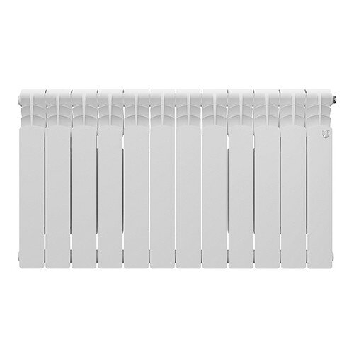 Алюминиевый радиатор Royal Thermo Revolution 500 2.0 - 12 секц. Bianco Traffico