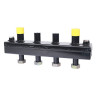 Коллектор распределительный STOUT SDG-0018 2-х контурный ВР-НР 1" DN 25 PN 4 с гидравлическим разделителем 2