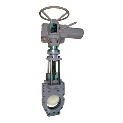 Задвижка шиберная ABRA KV-03 DN 65 PN 16/10 чугунная фланцевая с электроприводом 1