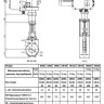Задвижка шиберная ABRA KV-03 DN 65 PN 16/10 чугунная фланцевая с электроприводом 2