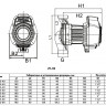 Насос циркуляционный VALFEX ALPHA 25-80 180 DN 25 PN 10 энергоэффективный 2