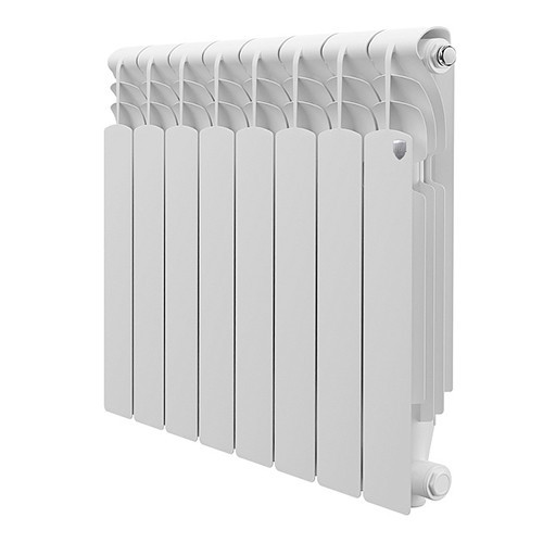 Алюминиевый радиатор Royal Thermo Revolution 500 2.0 - 08 секц. Bianco Traffico 1