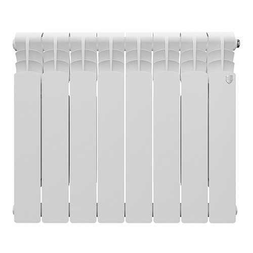 Алюминиевый радиатор Royal Thermo Revolution 500 2.0 - 08 секц. Bianco Traffico 2