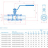 Кран шаровой Маршал 11с67п GAS PRO ЦШ.00.1 DN 20 PN 40 полнопроходной штуцерный 2