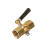Кран трехходовый ЭКОМЕРА G1/2''F- G1/2''F 2