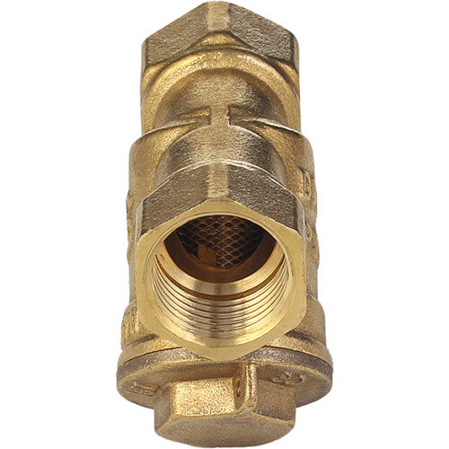 Фильтр сетчатый латунный Aquasfera 4001 DN 32 PN 20 резьба - 1 1/4'', косой, резьбовой ВР-ВР, 4001-04