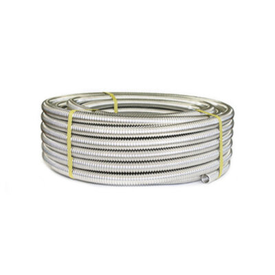 Труба гофрированная Stahlmann 25А Ру 15 из нержавеющей стали SS304, отожженная, 10 м