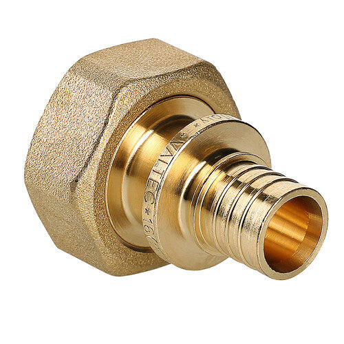 Переходник VALTEC VTm.422.EBG ВР 3/4" DN 16x20 PN 16 евроконус латунный универсальный