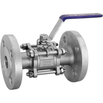 Кран шаровой Benarmo 4131H DN 15 PN 16 трёхсоставной полнопроходный фланцевый