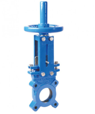 Задвижка межфланцевая FAF 6500 DN 400 PN 10 шиберная ножевая с выдвижным шпинделем