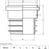 Муфта вставная PP-H Ostendorf HT HTSM DN 110/110 (восстановитель раструба) 2
