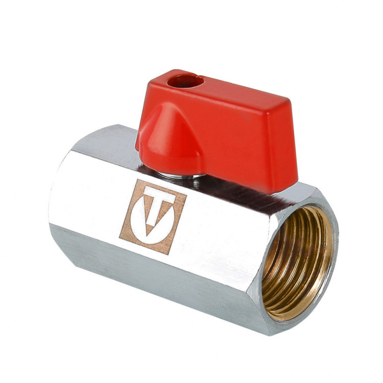 Кран шаровой VALTEC MINI 1/2" Ду15 Ру10 с внутренней резьбой VT.330.N.04 2