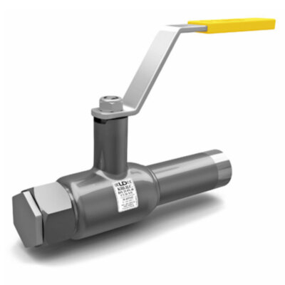 Кран шаровый цельносварной LD КШ.Ц.С.020.040.П/П.01 Ду 20 Ру 40 нержавеющий полнопроходный муфтовый/под приварку