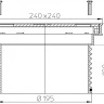 Надставной элемент HL622/S DN195 с подрамником из ПП и решёткой из нерж.стали STAINLESS STEEL 316 2