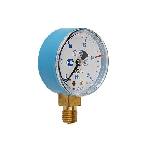 Манометр ЭКОМЕРА МД02 Ду 50 мм Ру 0-25 МПа O2 (кислород)
