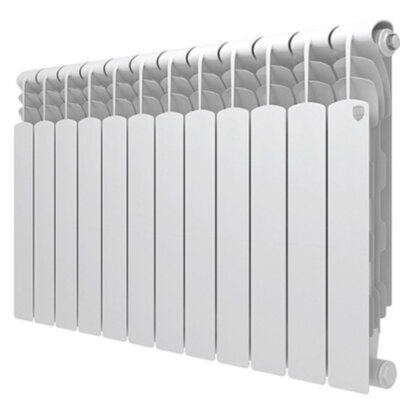 Радиатор биметаллический Royal Thermo Revolution Bimetall 2.0 500 (12 секции) Bianco Traffico