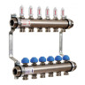 Коллекторная группа Watts HKV 2013A-VA 11-ти контурный НР 1"x3/4" DN 25 PN 6 с регулирующими клапанами расходомерами 1