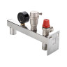 Группа безопасности VALTEC VT.495.SS.0 3/4'' (0…10 бар) DN 20 PN 10 для расширительного бака на консоли из нержавеющей стали, латунная с никелевым покрытием 6