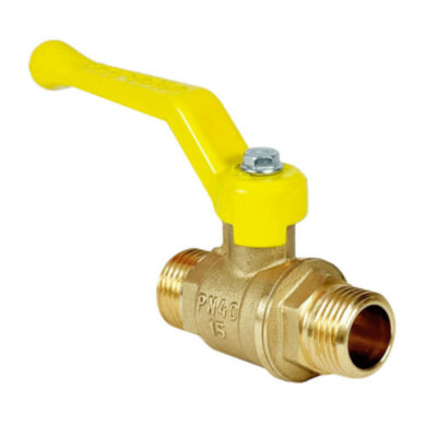 Кран шаровый VALFEX STANDART VF.270 НР 1/2" Ду 15 Ру 40 газовый латунный