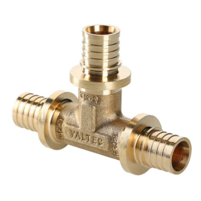 Тройник переходной VALTEC VTm.431.BG DN 25x25x20 PN 16 латунный универсальный