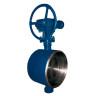 Затвор DENDOR 027W DN 350 PN 25 поворотный дисковый с тремя эксцентриситетами под приварку стальной 1