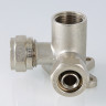 Водорозетка VALTEC VTm.334 ВР 1/2" DN 16x15 PN 10 латунная никелированная 3